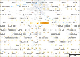 map of Nieuwenhove