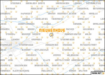 map of Nieuwenhove