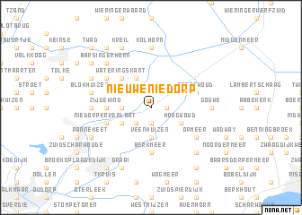 map of Nieuwe-Niedorp