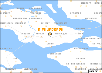 map of Nieuwerkerk