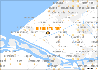 map of Nieuwe Tuinen