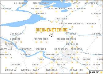 map of Nieuwe Wetering