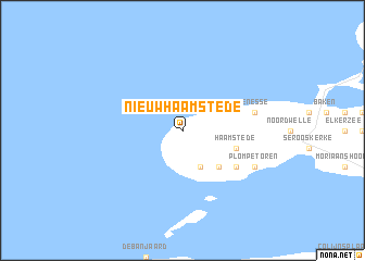 map of Nieuw-Haamstede