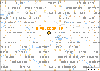 map of Nieuwkapelle