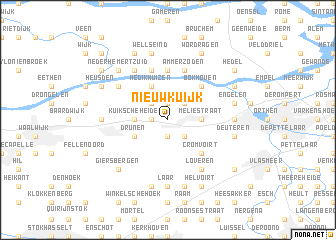 map of Nieuwkuijk