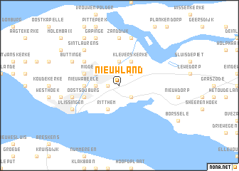 map of Nieuwland