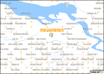 map of Nieuw-Namen