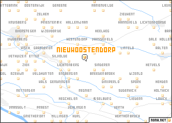 map of Nieuw Oostendorp