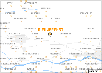 map of Nieuw-Reemst