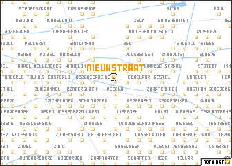 map of Nieuwstraat