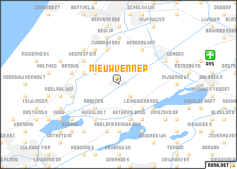 map of Nieuw-Vennep