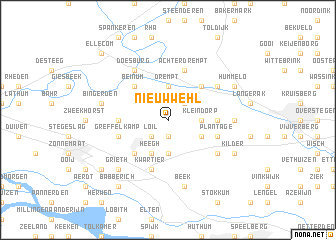 map of Nieuw-Wehl