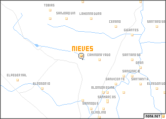 map of Nieves