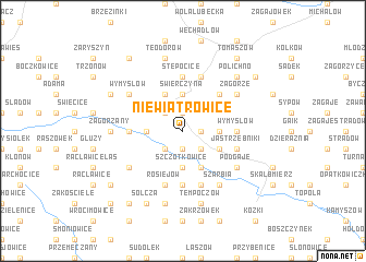 map of Niewiatrowice