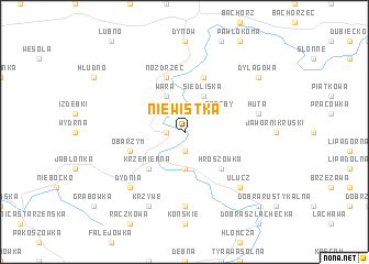 map of Niewistka