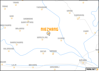 map of Niezhang