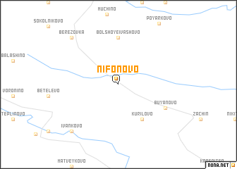 map of Nifonovo