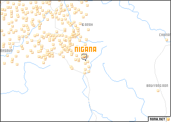 map of Nigāna