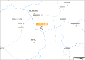 map of Nigaria