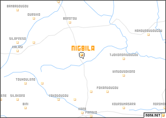 map of Nigbila