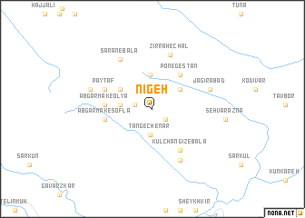 map of Nīgeh