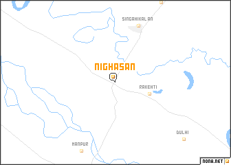 map of Nighāsan