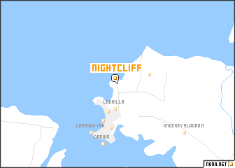 map of Nightcliff
