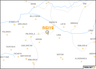 map of Nigiya