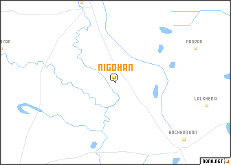 map of Nigohān
