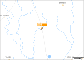 map of Nigohi