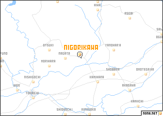 map of Nigorikawa