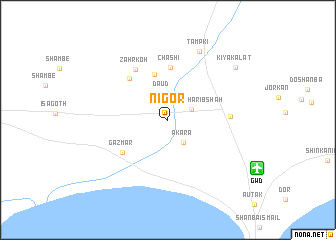 map of Nigor