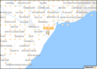 map of Nigua