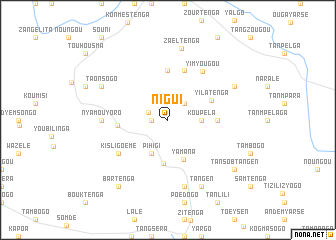 map of Nigui