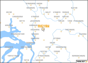 map of Nigyaw