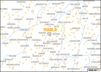 map of Nihāla