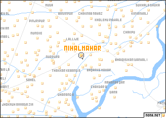 map of Nihāl Mahār