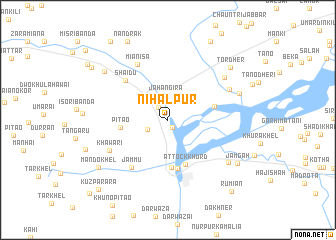 map of Nihālpur