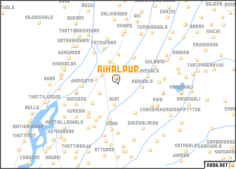 map of Nihālpur