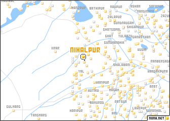 map of Nihālpur