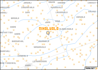 map of Nihālwāla