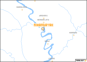 map of Nihandayak