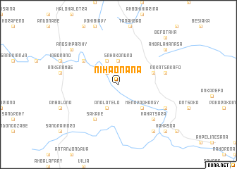 map of Nihaonana