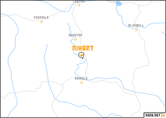 map of Nihart