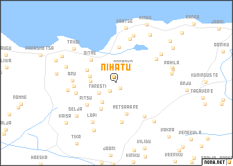 map of Nihatu