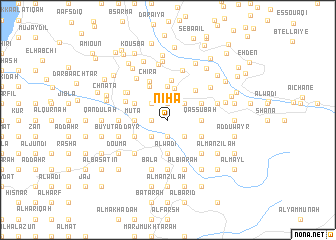 map of Nīḩā