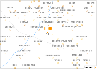 map of Nīḩā