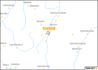map of Nihoma