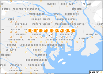 map of Nihombashi-Hakozakichō