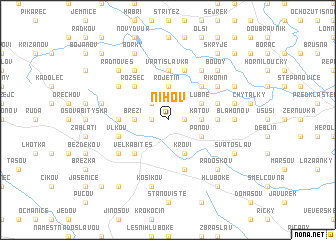 map of Níhov